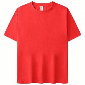 เสื้อยืดขายส่ง ผ้าฝ้าย 100% คุณภาพสูง 240 GSM แขนสั้นลำลอง ผู้ชาย ไซส์ใหญ่ น้ำหนักมาก สีดำ - Product Image 4