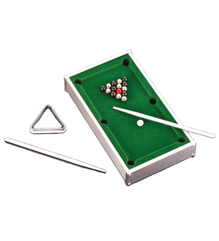 Conjunto tabuleiro de LANDER-MAN de alumínio, mini jogo de mesa e piscina