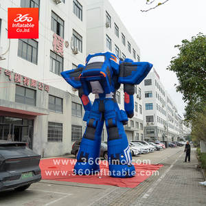 Fabrika fiyat özel boyut Oxford kumaş reklam olay dev Robot karikatür şişme - Product Image 3