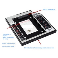 Support de lecteur optique à semi-conducteurs en gros d'usine universel 9.5/12.7mm pour boîtier de disque dur et sacs