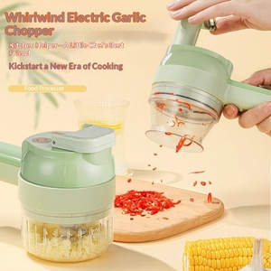Procesador de Alimentos Eléctrico Recargable, Herramienta de Cocina Multifuncional para Picar y Rebanar Verduras - Product Image 2