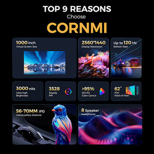 Cornmi NeoVista X7 Vr Casque Lunettes Intelligentes 4K Oled 3D Cinématographique Hmd Écran Géant Lunettes de Cinéma Personnelles Compatible pour Téléphone - Product Image 2