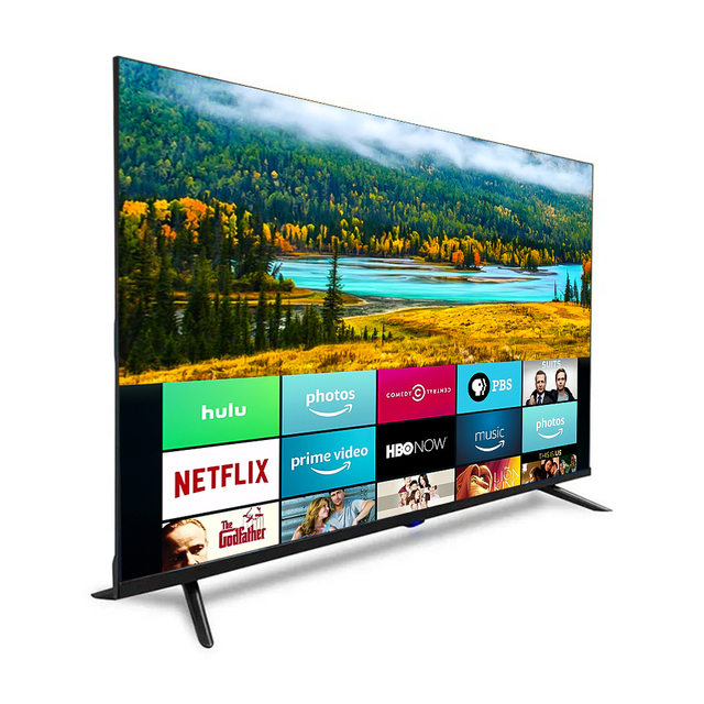 Full Screen 4K Android Smart TV Televiseur Smart TV 55" Endroits 24 32 43 50 55 65 70 75 85 100Inch WiFi HDR QLED UHD Television