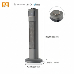 Calentador de <span class=keywords><strong>Aire</strong></span> Portátil Independiente de 2000W y 220V, con Elemento Calefactor PTC, Protección Contra Sobrecalentamiento y Termostato Ajustable, Venta al Por Mayor Personalizada - Product Image 2