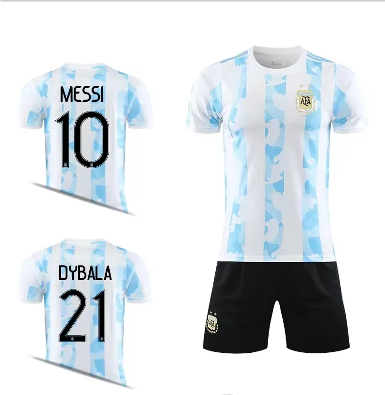 Nationalmannschaft Südamerika Cup Argentinien Copa America Jersey Kit Messi Argentinien Trikot Trikot Futbol Messi