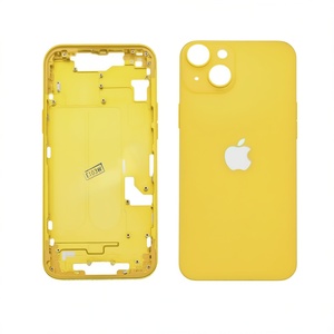 Telaio Intermedio con Cover Posteriore per iPhone 14 Giallo - Product Image 2