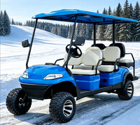 Buggy électrique tout-terrain A627.4+2G, adapté au transport sur la plage.