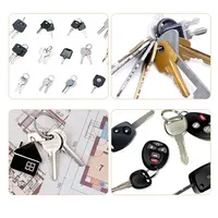 Machine à dupliquer les clés 368A outils de serrurier verticaux de sécurité ensemble de sélection de serrure à l'extérieur prise de rainure de fraisage précise pour porte/voiture