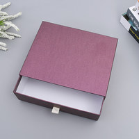 Boîtes à tiroir coulissantes de luxe personnalisées, imprimées, biodégradables, écologiques, rigides, avec insert en mousse pour chaussettes, emballage cadeau