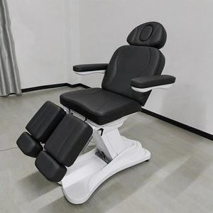 Table de beauté électrique avec design à jambes séparées, fauteuil professionnel pour soins du visage et traitements en spa et salon, idéal pour pédicure, podologie et thérapie corporelle - Product Image 5