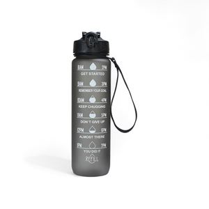 Bouteilles d'eau de sport en plastique sans BPA, multi-usages, 2 L (demi-gallon), pour la salle de sport et le fitness, avec couvercle - Product Image 1