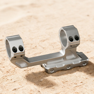 Montura de Visor Cantilever BANGBANG con Base de 20 mm y Altura Central de 1.93 Pulgadas para Actividades al Aire Libre (Plateado) - Product Image 2