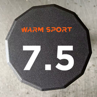 Haltères de fitness personnalisés OEM, fournis directement par l'usine, pour l'entraînement de force commercial en salle de sport (Haltères CPU)