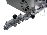 ZCBX-102 Machine de coupe et de dénudage de fils entièrement automatique à 4 roues, dénudeur haute précision 0,1-4 mm², max. 6 conducteurs, écran tactile