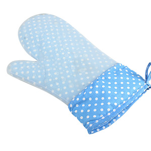 Gants en coton de <span class=keywords><strong>silicone</strong></span> imprimés ouverture oblique tissu floral épaissi coton <span class=keywords><strong>Silicone</strong></span> isolé gants de <span class=keywords><strong>cuisson</strong></span> au four - Product Image 6
