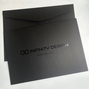 <span class=keywords><strong>Sobres</strong></span> de <span class=keywords><strong>Papel</strong></span> Personalizados, <span class=keywords><strong>Sobres</strong></span> Negros para Empaque, Sobre de Cartón Negro Personalizado con Logotipo UV Localizado - Product Image 2