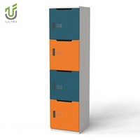 IULTRA Moderne Grand Armoire de Bureau en Bois Matériau MDF avec Portes Verrouillables Étagères Rangement Personnel Mobile pour le Personnel