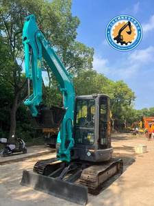 Mini-excavatrice Kobelco SK55 d'occasion, d'origine japonaise, 5,5 tonnes, excavatrice hydraulique sur chenilles, bon état, en stock - Product Image 2
