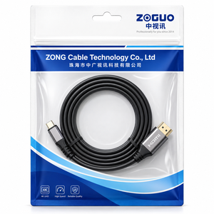 Câble vidéo et audio certifié 4K 60Hz tressé Type-C vers <span class=keywords><strong>HDMI</strong></span>, vente en gros directe usine - Product Image 2
