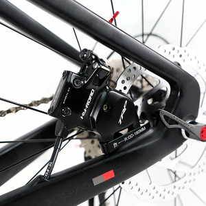 Bicicleta de Carretera de Fibra de Carbono R5pro 700c, Nueva Llegada 2026, con Frenos de Disco Hidráulicos Completos y Pedales Ordinarios - Product Image 3