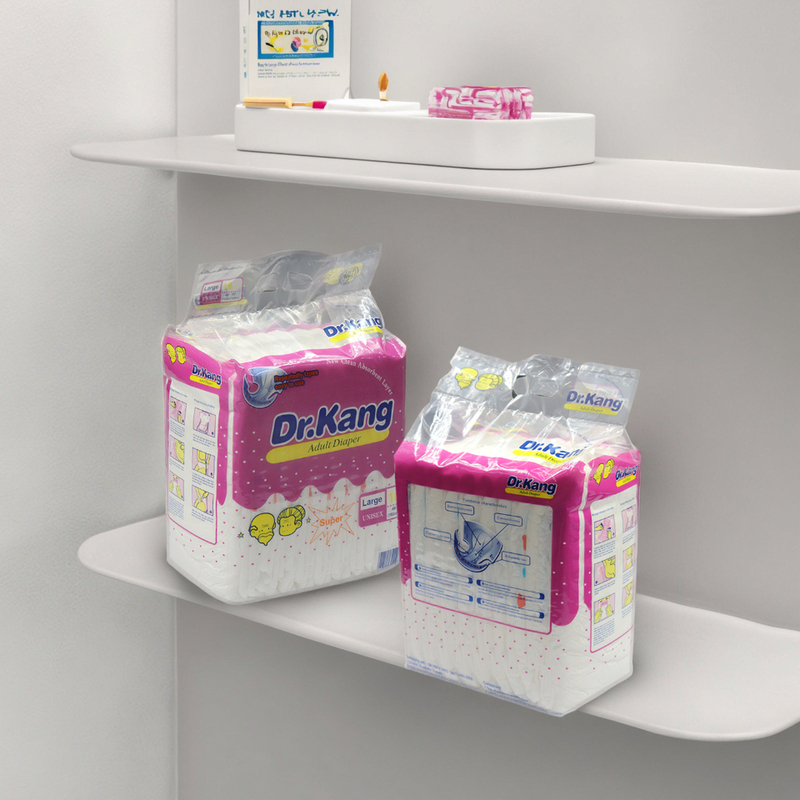 Disposable Adult Diapers with Printed Feature