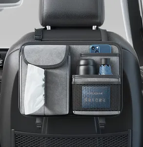شنقا المقعد الخلفي سيارة المنظم الحصير المقعد الخلفي المنظمون و حقيبة التخزين