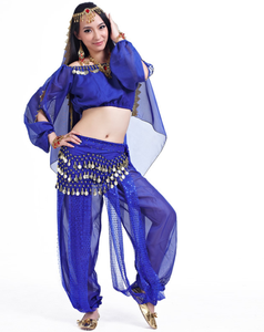 Trajes de Danza del Vientre, Pantalones Largos, Vestido Indio, <span class=keywords><strong>Ropa</strong></span> de Bollywood, <span class=keywords><strong>Ropa</strong></span> <span class=keywords><strong>para</strong></span> Espectáculos, Danza Árabe, Venta al por Mayor, Traje de Danza Escénica - Product Image 3