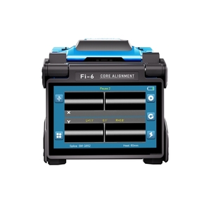 TEKCN-Épisseur à <span class=keywords><strong>fusion</strong></span> d'arc Fttx original de marque FibMax, Fi-6 6 moteurs FTTH, machine à épisser les fibres optiques Fi-6 alignement noyau à noyau - Product Image 2