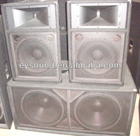 Double caisson de basses audio de scène de 18 pouces, puissant 1600w