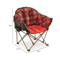 Chaise pliante rembourrée robuste personnalisable Rouser OEM – Confort et personnalisation pour les fournitures d'extérieur