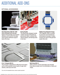 Máquina de bordado profesional <span class=keywords><strong>Ricoma</strong></span> de 10 agujas para Diseño de Moda y decoración de prendas de vestir - Product Image 6
