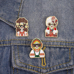 دبوس زينة معدني على شكل نظارات شمسية للملابس التقليدية الروسية للفتيات - Product Image 3