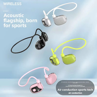 Headset Bone-conduction 5.3 Model Pribadi Berkualitas Tinggi, Desain Open-ear Non-in-ear, Suara Berfidelitas Tinggi Luar Biasa, IPX7