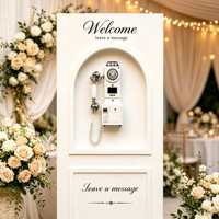 Support de toile de fond pour mariage, toile de fond photo style cabine téléphonique, toile de fond pour événements et fêtes, décoration de toile de fond pour mariage, toile de fond pour la plantation printanière