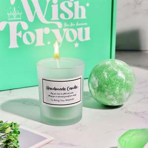 Universal Promotional Green Series Big <b>Cup</b> Straw Brush Eye Mask Bathing Set for New Year Christmas Festival Corporate Gift Ideas - Product Image 5