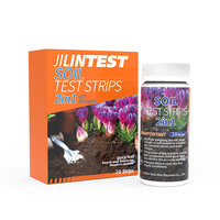 Kit de bandelettes de test de sol professionnel 2-en-1, testeur de pH du sol, d'azote et de flocculation pour l'entretien des jardins, des pelouses et des plantes potagères