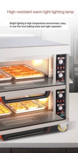 Four à vapeur de luxe pour boulangerie, 3 niveaux, 6 plateaux, avec contrôle de l'humidité, idéal pour le <span class=keywords><strong>pain</strong></span> au levain et le <span class=keywords><strong>pain</strong></span> de <span class=keywords><strong>seigle</strong></span> - Product Image 4