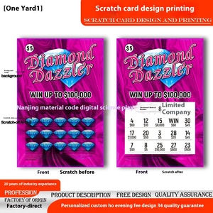 Tùy Chỉnh Đầy Đủ Màu Sắc In Ấn Biến Số Giấy Thẻ Cào Quà Tặng Phiếu Giảm Giá Cảm Ơn Bạn Cào Off Thẻ Với Mã Độc Đáo - Product Image 5