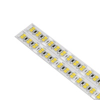 Haute luminosité dur LED bande lumineuse 12V/24V 6000K aluminium RF4 PCB pour armoire barre affichage signalisation éclairage 240LED/M