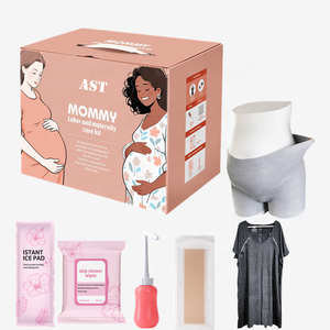 Kit Esencial Posparto, Ropa Interior Desechable de Algodón Ecológico, Botella Perineal, Almohadillas de Gel para Senos, Almohadillas Perineales, Almohadillas Térmicas - Product Image 3