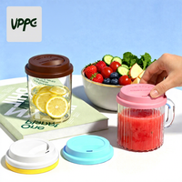 Couvre-tasse en silicone anti-poussière rond pour tasse à café, diamètre 9,8 cm