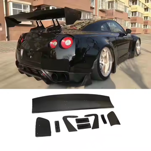 Carbon Fiber /FRP Big Barb Volte Spoiler Rear Trunk Spoiler Boot Lip for Nissan GTR Ford Mustang Toyota GT86 Subaru BRZ - Product Image 4
