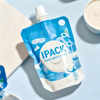 Sacs à bec verseur en plastique de qualité alimentaire réutilisables de 50 ml et 250 ml pour lait en poudre Nido, impression personnalisée en usine