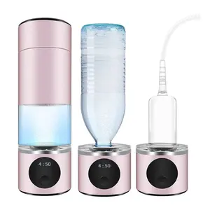 Draagbare Smart Spe Pem H2 Water Elektrolyse Waterstof Water Ionisator Generator Fles Waterstof Alkalische Water Cup