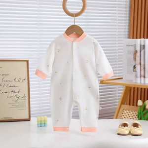 <span class=keywords><strong>Abbigliamento</strong></span> per neonati in cotone sottile, senza cuciture, morbido, per maschi e femmine, confortevole. - Product Image 3