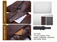 Sac à main de style coréen en cuir PU pour hommes, porte-documents à bandoulière unique, grande capacité, sac pour ordinateur portable, sac d'affaires pour hommes