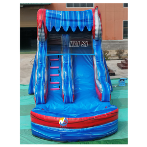 Tobogán Acuático Inflable Comercial de 15 pies Económico para Niños, Parque Acuático para Patio Trasero con Piscina - Product Image 3