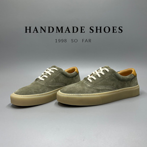 Zapatos casuales de cuero genuino de primera calidad con cordones estilo trenzado, zapatos versátiles para hombre, zapatos de plataforma artesanales a la moda. - Product Image 5