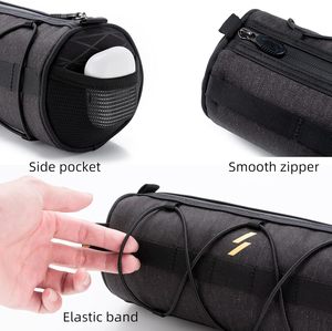 Muestra Gratuita de Bolsa para Manillar de Bicicleta de Fábrica con Soporte de Liberación Rápida y Compatibilidad con Teléfonos Inteligentes - Product Image 5