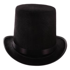 Nieuwe Gestreepte Britse Wind Gentleman Hoed Zwarte Magie Jazz Hoed Voor Mannen En Vrouwen Voor Vakantiefeesten En Halloween Rekwisieten - Product Image 2